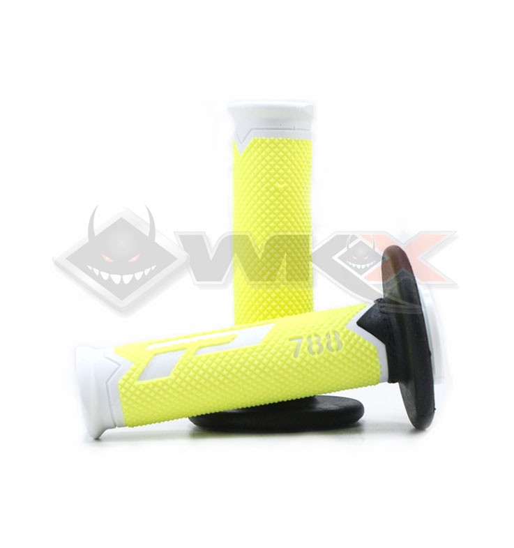 Poignées PROGRIP 788 JAUNE FLUO / BLANC / NOIR