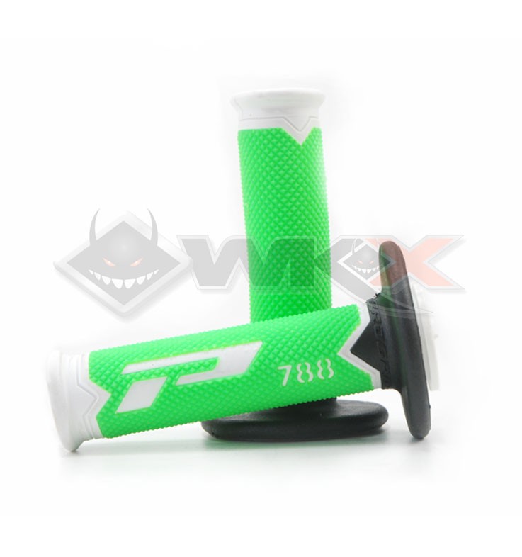 Poignées PROGRIP 788 VERT FLUO / BLANC / NOIR