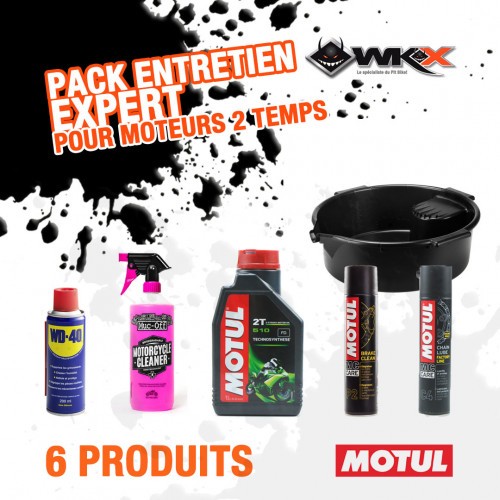 Piece Pack entretien EXPERT moteurs 2 temps MOTUL de Pit Bike et Dirt Bike