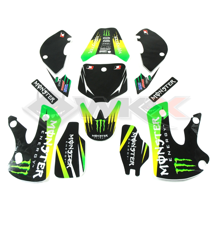 Kit décoration MONSTER KLX VERT