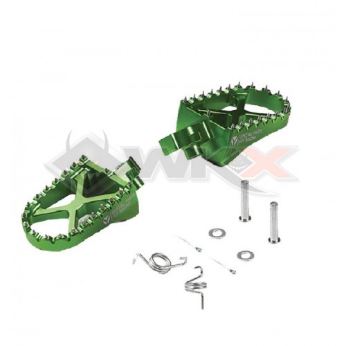 Piece Repose pieds YCF aluminium VERT de Pit Bike et Dirt Bike