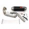 Piece Ligne d'échappement alu inox SCALVINI simple pot type YCF PILOT de Pit Bike et Dirt Bike