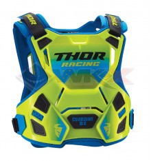 Piece Plastron enfant THOR Guardian MX S/M JAUNE-BLEU de Pit Bike et Dirt Bike