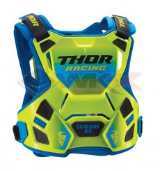 Piece Plastron enfant THOR Guardian MX S/M JAUNE-BLEU de Pit Bike et Dirt Bike