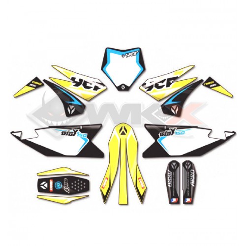 Piece Kit déco YCF BIGY 150 MX 2024 de Pit Bike et Dirt Bike