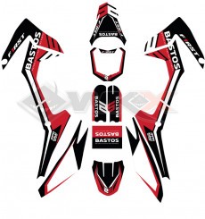 Piece Kit décoration FIRST mini CRF 110 ROUGE de Pit Bike et Dirt Bike