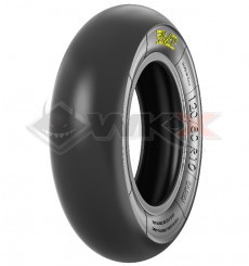 Piece Pneu PMT slick 120/80/10, gomme super tendre de Pit Bike et Dirt Bike