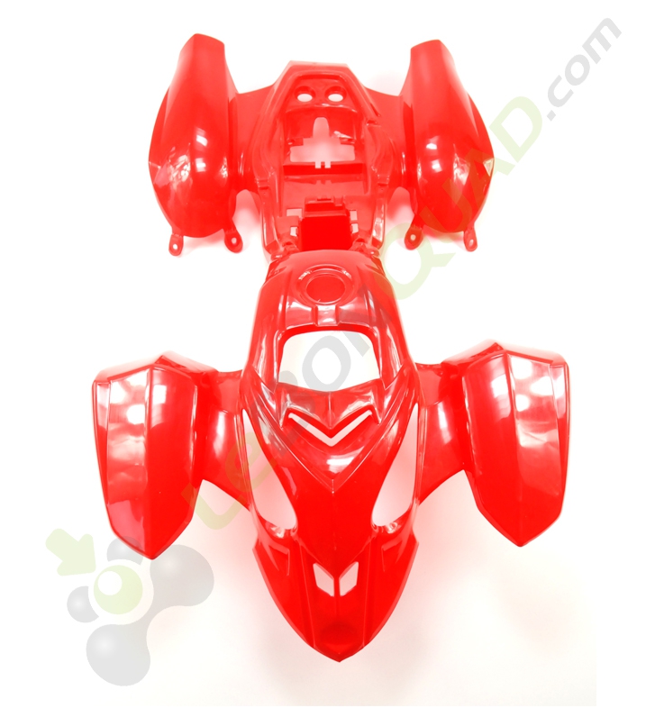 Kit plastique de Quad Raptor ROUGE