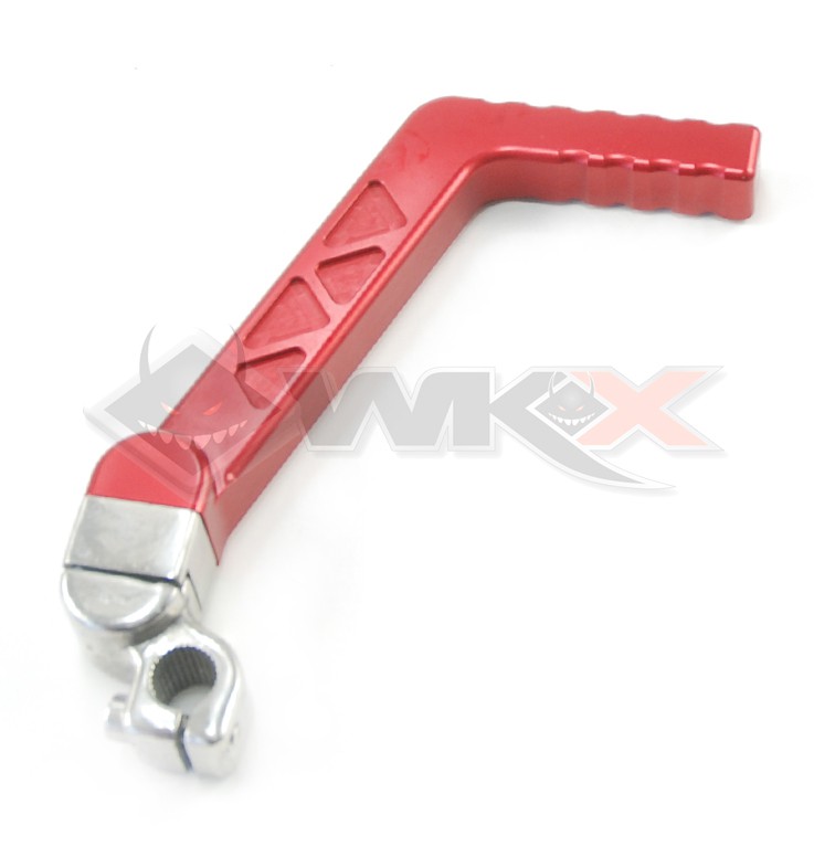 Kick aluminium CNC anodisé axe 13 mm ROUGE