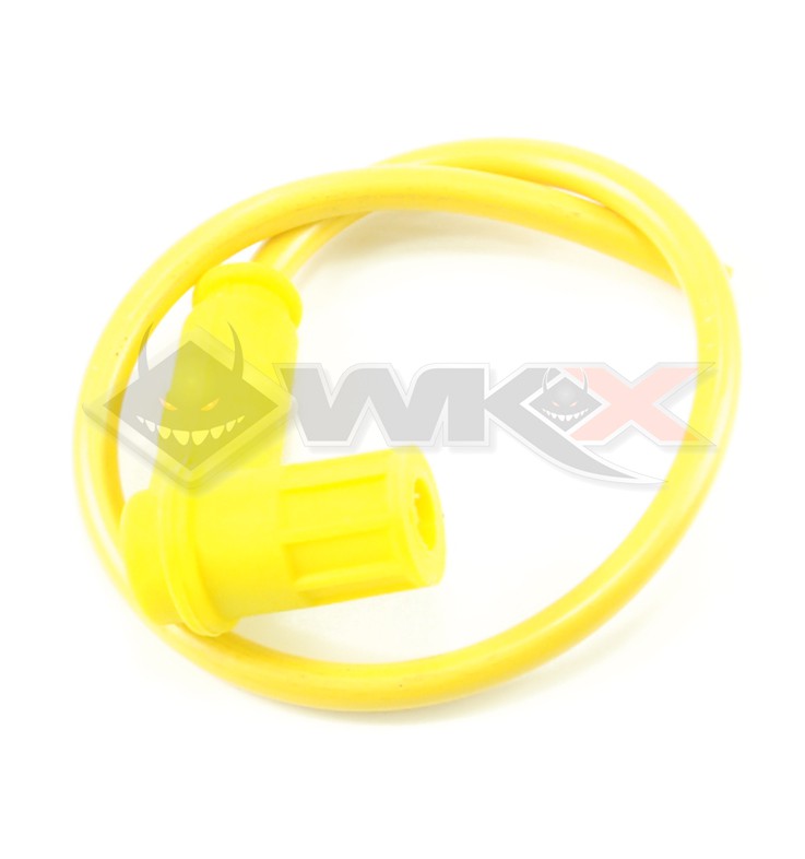 Anti-parasites + cable blindé Racing JAUNE