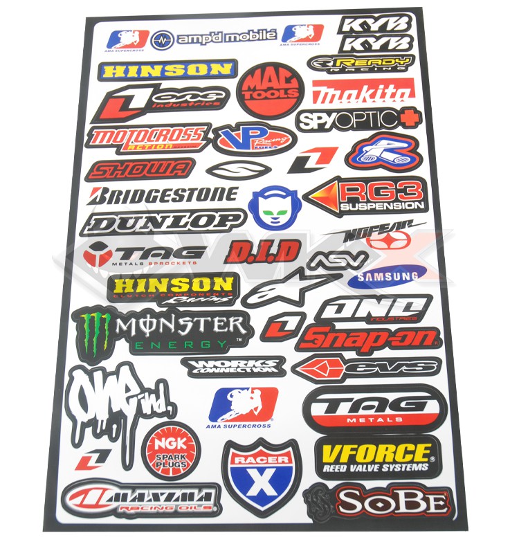 Stickers autocollants MARQUES MOTO