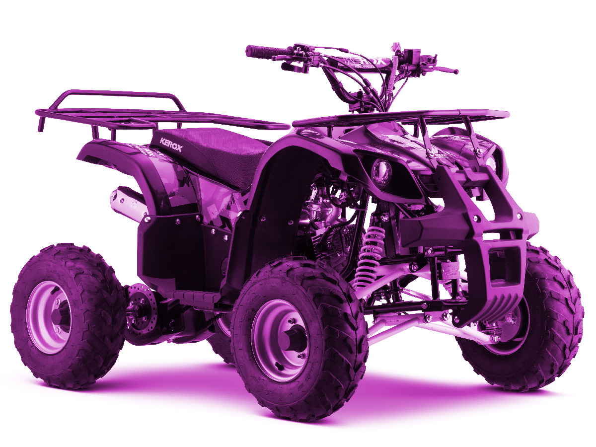 Quad enfant 125cc Rose, Kerox Bazooka