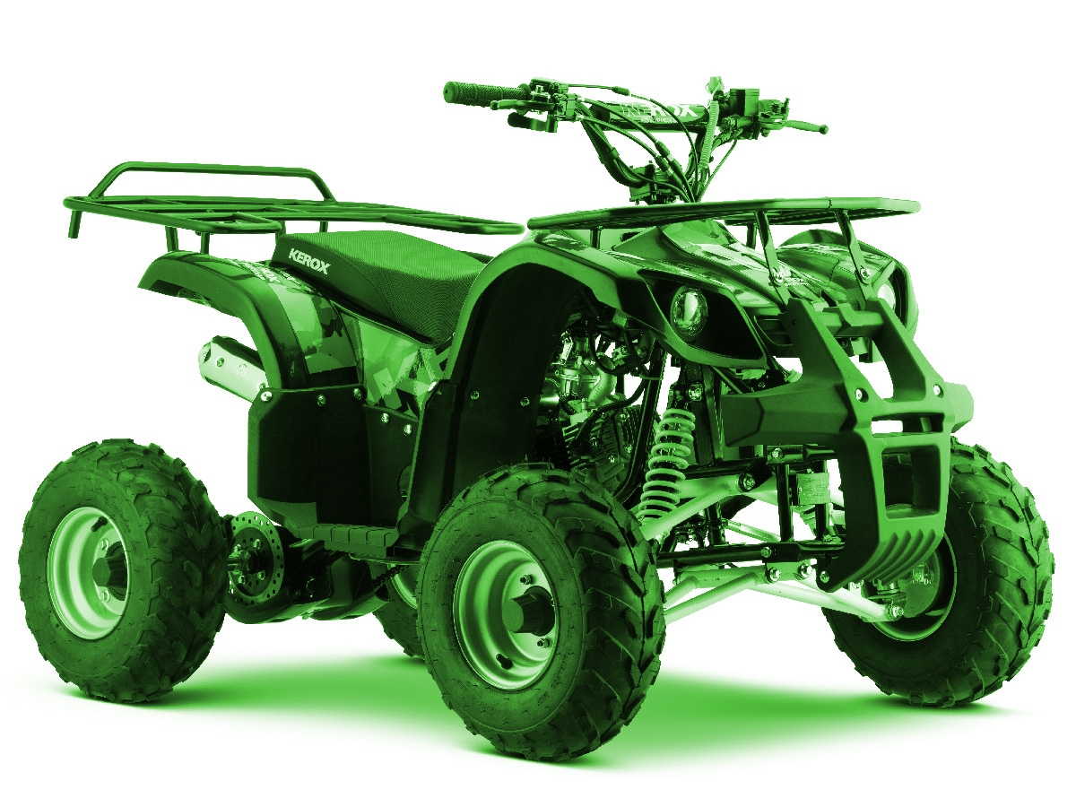 Quad 125 vert pour enfants, Kerox Bazooka