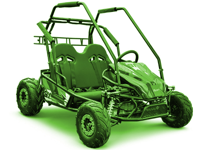 buggy 60v enfant vert XTRM FACTORY 