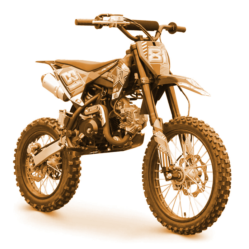 Dirt auto 110cc orange XTRM 81