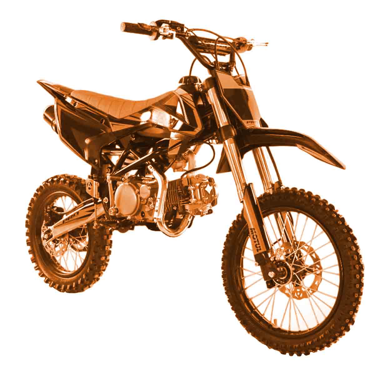 dirt bike 50cc enfant Probike, couleur orange,