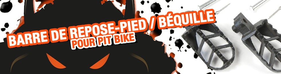 Cale Pied INOX gris pour Dirt Bike, Pit Bike