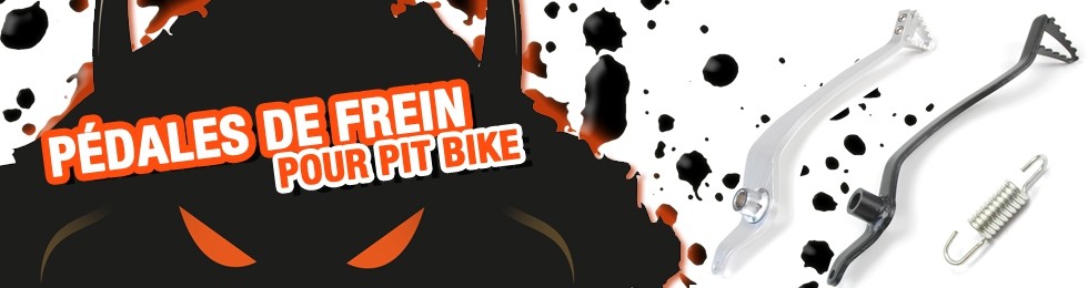 Pedale de Frein CNC Alu Rouge pour Dirt Bike, Pit Bike